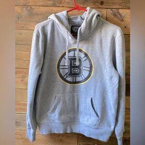 Gray Boston Bruins Hoodie